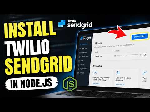 How to install Twilio SendGrid for email in Node.js - Beginner Guide