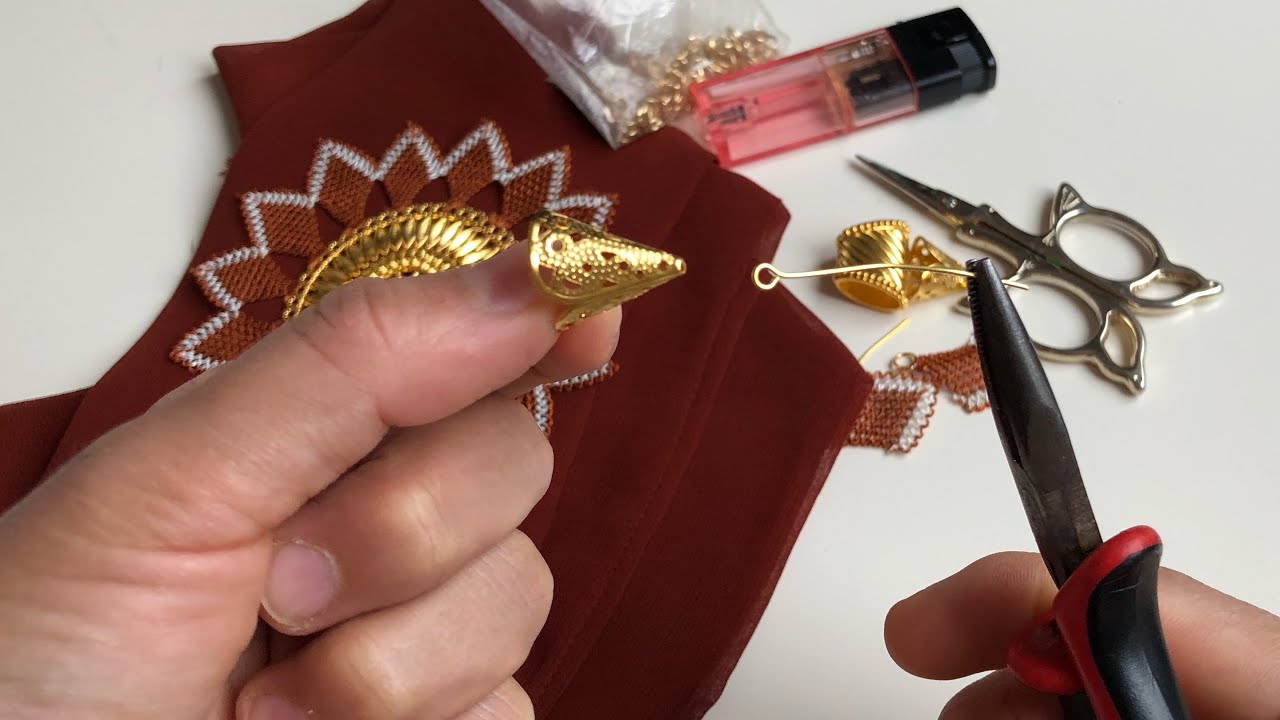 Çok istek oldu iğne oyası fular aparatları nasıl takılır boy en tam detaylı anlatım iğne oyası model