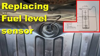 Replacing the fuel level sensor on a Mercedes Benz W124