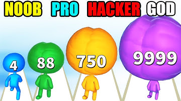NOOB vs PRO vs HACKER vs GOD in Big Brain Run