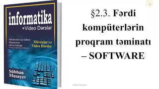 §2.3. Fərdi kompüterlərin proqram təminatı – SOFTWARE screenshot 3