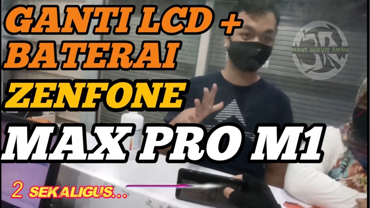 Cara Mudah Ganti Lcd Dan Baterai Asus Zenfone Max Pro M1 || Belajar
