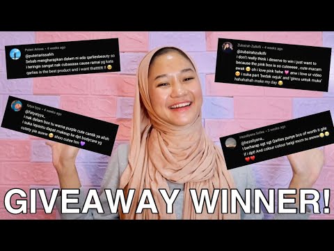 Giveaway winner announcement