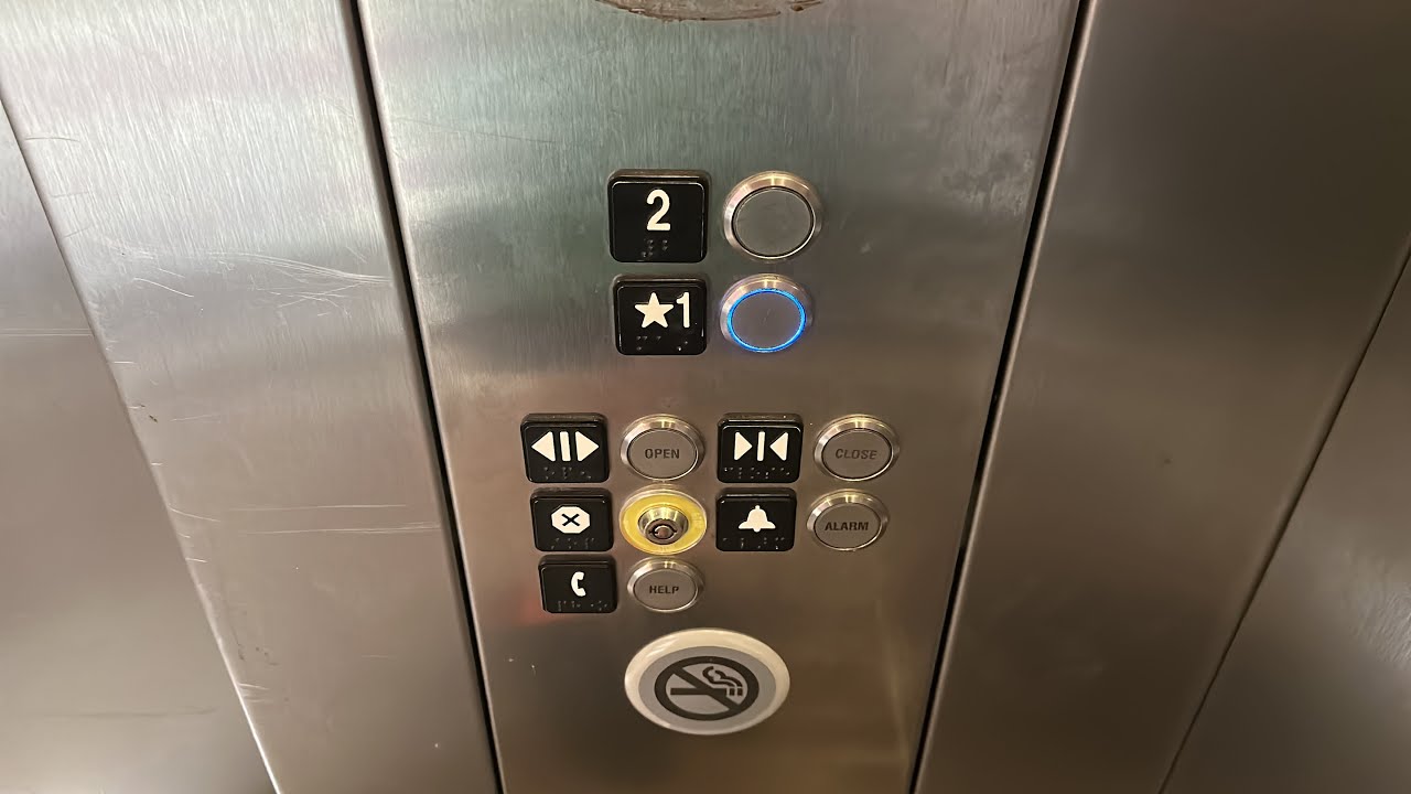 BLUE KONE EcoSpace Elevator 5 at Pointe Orlando Orlando, FL, USA YouTube