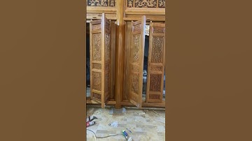 Hthien xong ba bộ cửa Lim 3 gian nhà gỗ cổ truyền tuyệt đẹp✨