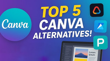 Top 5 Canva Alternatives (Best Free Design Tools!)