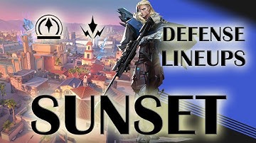 BEST Sova Lineups on Sunset (Defense)