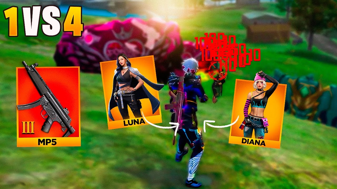 ASSIM FICA FÁCIL!! SOLO VS SQUAD COM A COMBINAÇÃO MAIS ABSURDA!! FREE FIRE MOBILE