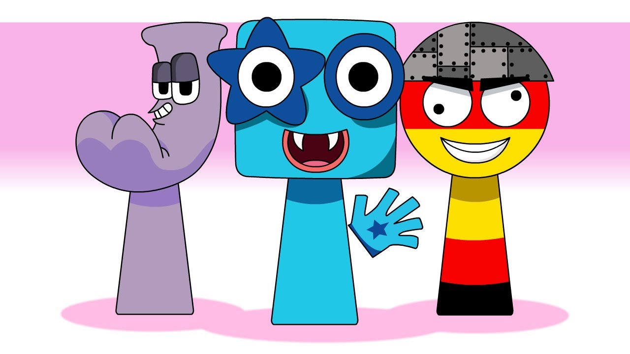 Sprunki OC : Number Block Five, J, Germany | Compilation Sprunki Incredibox