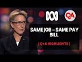 Q+A: “Same Job –  Same Pay” Bill Proposal