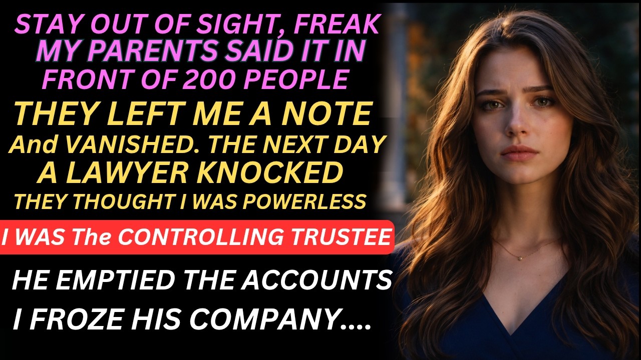 My Parents Left a Note That Said “Stay Out of Sight, Freak” — Then a Lawyer Knocked on My Door