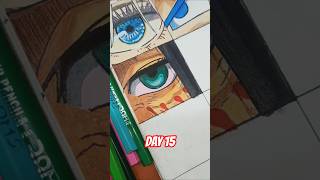 Day 15 Anime Eyes 👀 Eren Yeager Death Scene 🖤 #erenyeager #aot #animeeyes #animeeart #animedrawing