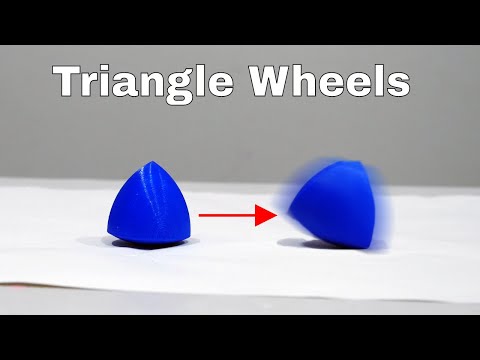 Weird Triangle Wheels Roll Like Circles