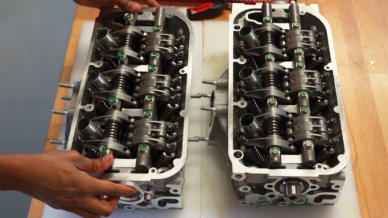 HighPerformance J32A3 Head Upgrade Valvetrain & Cams Install on a