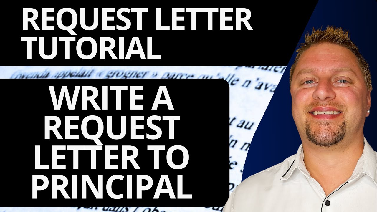 Sample Letter Tutorial Request How to Write a Request Letter to Principal | Request Letter Tutorial ...