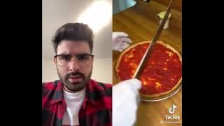 It’s under the sauce, sir-