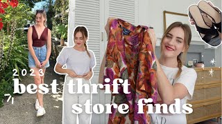 my 2023 BEST thrift store finds ✨ haul & try on by Anna Sophia 288 views 4 months ago 8 minutes, 59 seconds