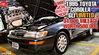 1995 TOYOTA COROLLA GLI Limited, 34,000 Mileage x 500,000 Worth Restored | OtoCulture