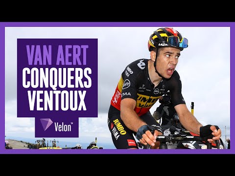 Video: Galerij: Wout van Aert betreedt folklore met overwinning Mont Ventoux