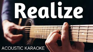 Realize * Colbie Caillat * Acoustic Guitar Karaoke