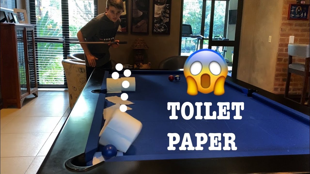 Toilet Paper Trick Shots YouTube