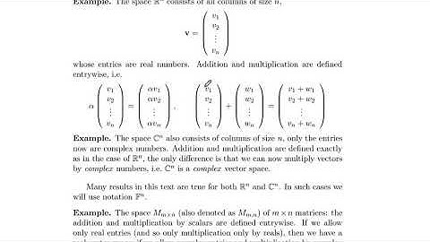 Vector Space and vectors | Linear Algebra