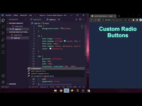 Programming - custom radio buttons - ProgWithStyle - no talking