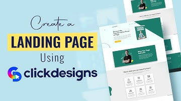 🤩 How to Build Your #ClickFunnels Landing Page Using #ClickDesigns