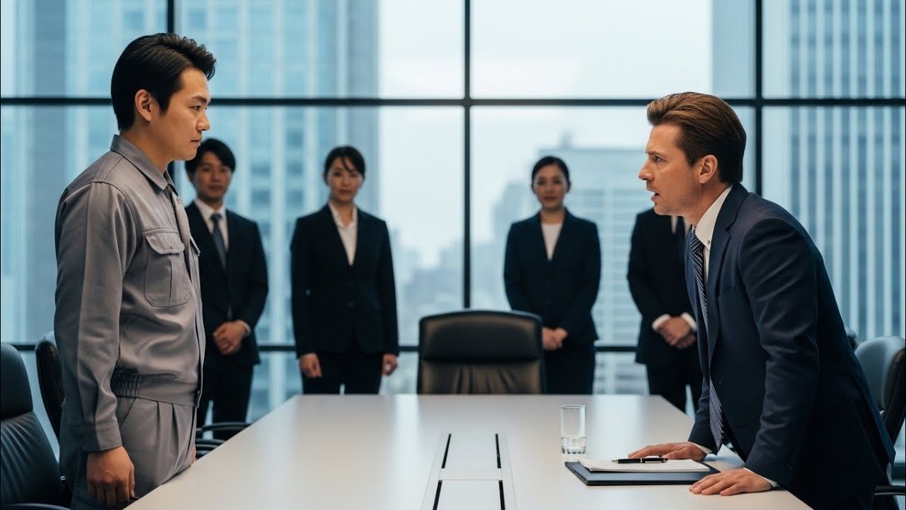 Janitors Don't Speak Here! CEO Sneered — Single Dad Answered in Japanese, All Froze 