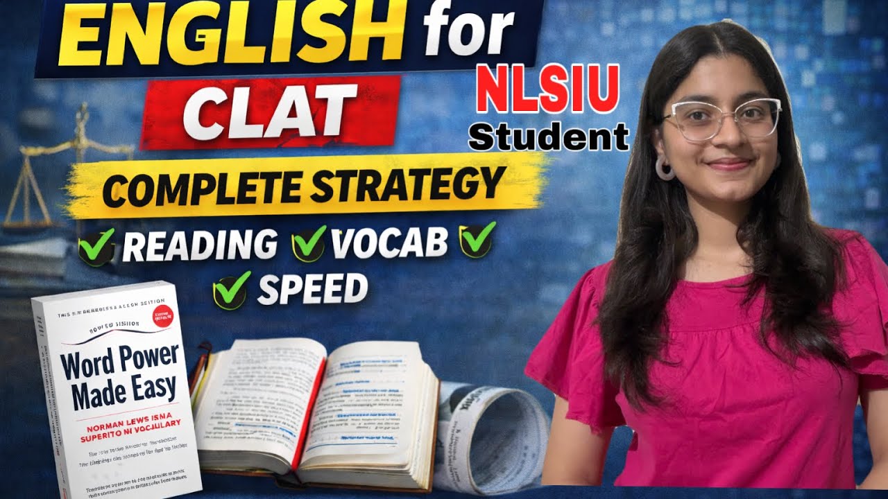 English for CLAT 💯 | Complete Strategy to Improve Reading, Vocab ...