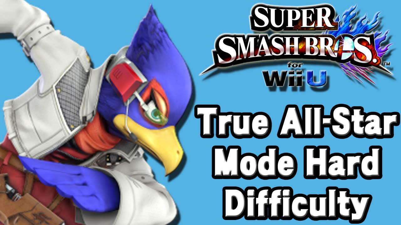 Super Smash Bros. For Wii U (True All-Star Mode Hard Difficulty | Falco Lombardi) 60fps