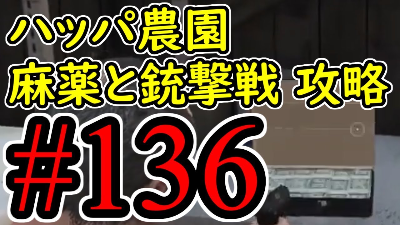 #136【GTA5】ハッパ農園 麻薬と銃撃戦 グラセフ5 オフライン攻略解説実況