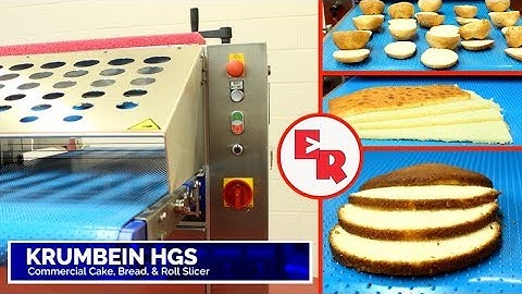 Cake Slabber | Multi-Layer Horizontal Slicer | Bakery Equipment | KRUMBEIN HGS | Erika Record