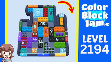 Color Block Jam Level 1292 (2194) Solution Walkthrough
