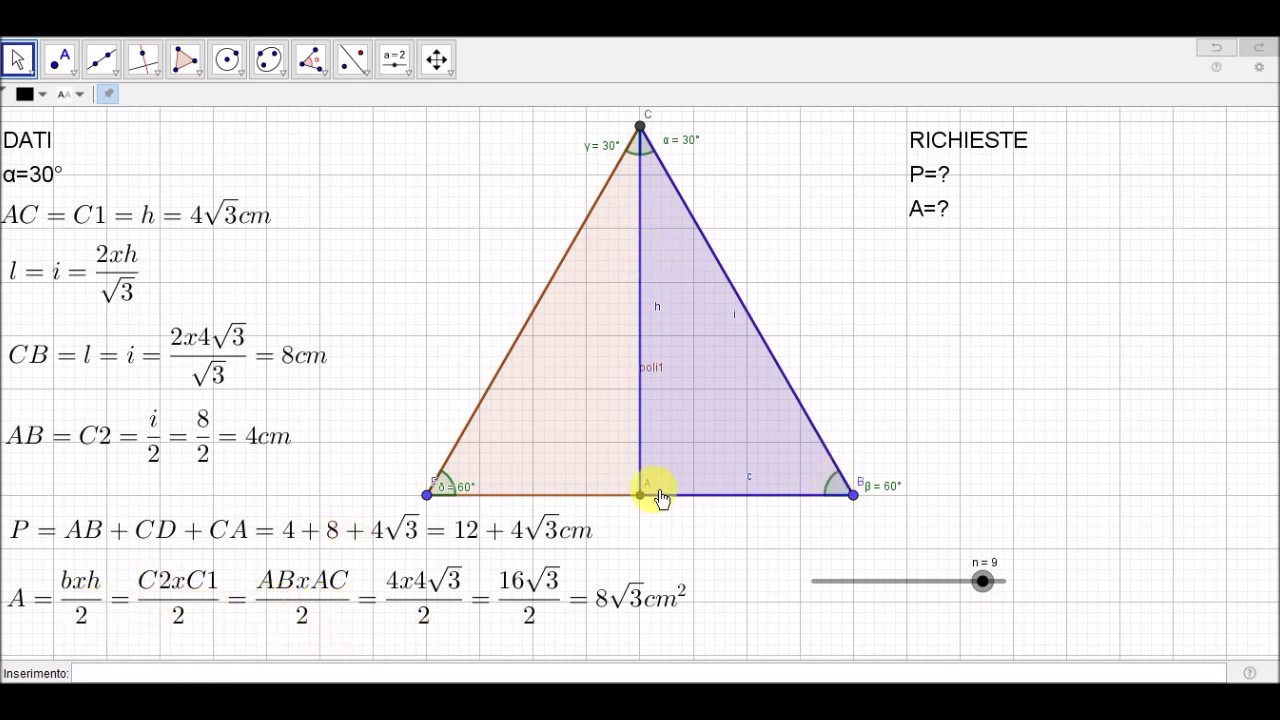 Formule Triangoli Rettangoli 30 60 90