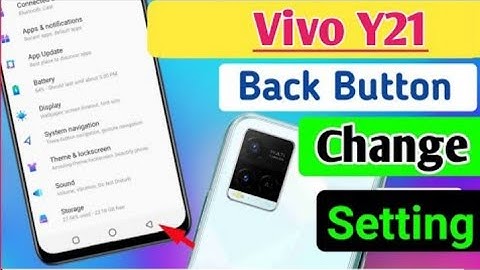 Vivo y21 back button setting/Vivo y21 back button change/Vivo y53s navigation gesture