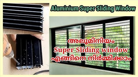 Super Sliding Window എങ്ങിനെ നിർമ്മിക്കാം | How To Make Super Sliding Window With Mosquito Net