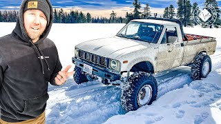 40 Years Old Toyota Snow Off Road Adventure! With @DirtLifestyle & @KrokemOutdoors