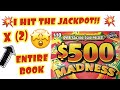 💥CLAIMER💥TAX FREE 💥(2) JACKPOTS FOUND!! ENTIRE BOOK $600 SPENT🤯 THE MOST MONEY I EVER WON WOW!