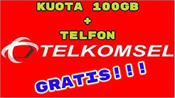 WOW!!! Trik Mendapatkan Kuota Gratis 100GB dan Telfon Gratis dari Telkomsel - Durasi: 2.41. 