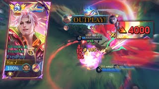 FREDRINN BUFF? OUTPLAY HIT! MONTAGE EP.5 ALLSTAR SPARKLE | BUILD EMBLEM SCRIPT #mlbb #mobilelegends