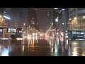 Solo Heavy Rain Walk in Lonely Night | Stress Relief ASMR Relaxing Ambience White Noise