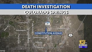 Suspicious death under investigation in Colorado Springs