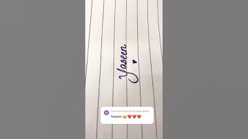 Comment your name ♥️💞#calligraphyhandwriting #calligraphystyles #handwritingstyles #shortvideo