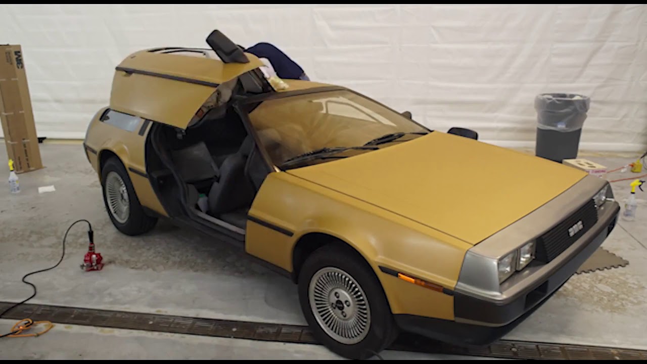 1 OF 3 24K GOLD DELOREAN  RAREST CARS IN THE WORLD 