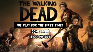 LETS PLAY LIVESTREAM TELLTALE: TWD