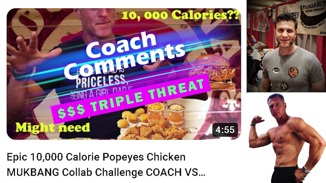 Commentary 10,000 Calories of Popeye's Chicken YouTube