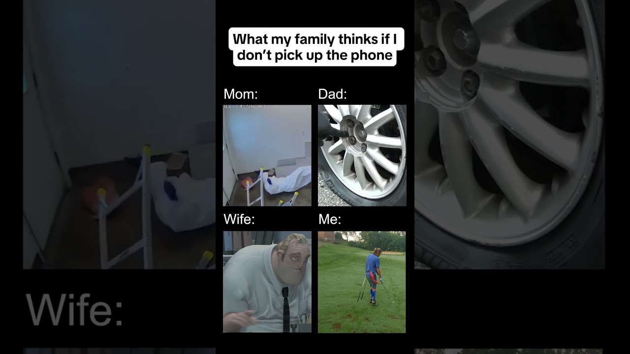 What my Family thinks if I don't pick up my phone #shorts