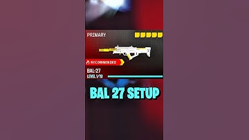 *NEW* META OVERPOWER BAL 27 Class Setup Is Now BROKEN In Warzone 3🔥🎮 #cod #warzone #mw3 #shorts