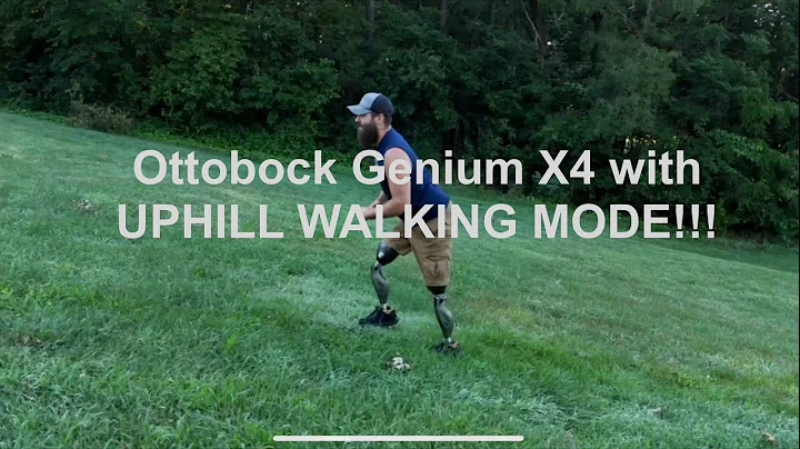 Ottobock Genium X4 UPHILL WALKING MODE!!!